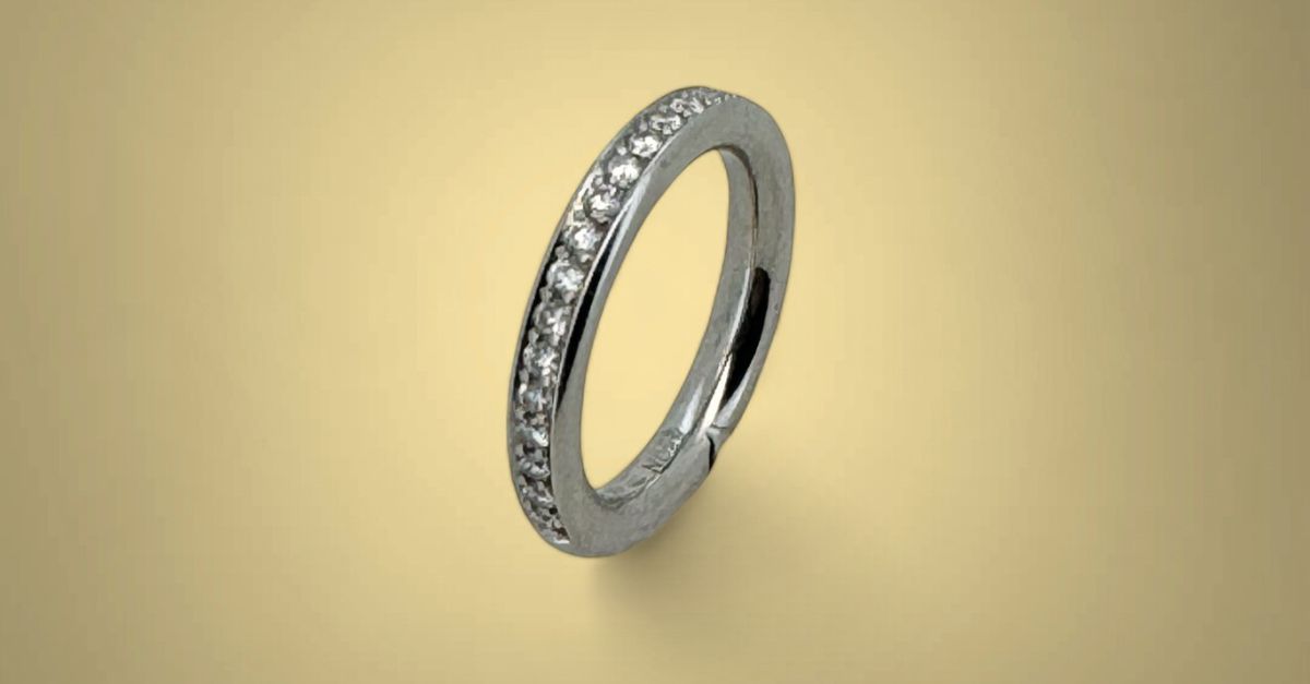 14krt witgouden Bron ring met 0.36ct briljant 6RW4610BR